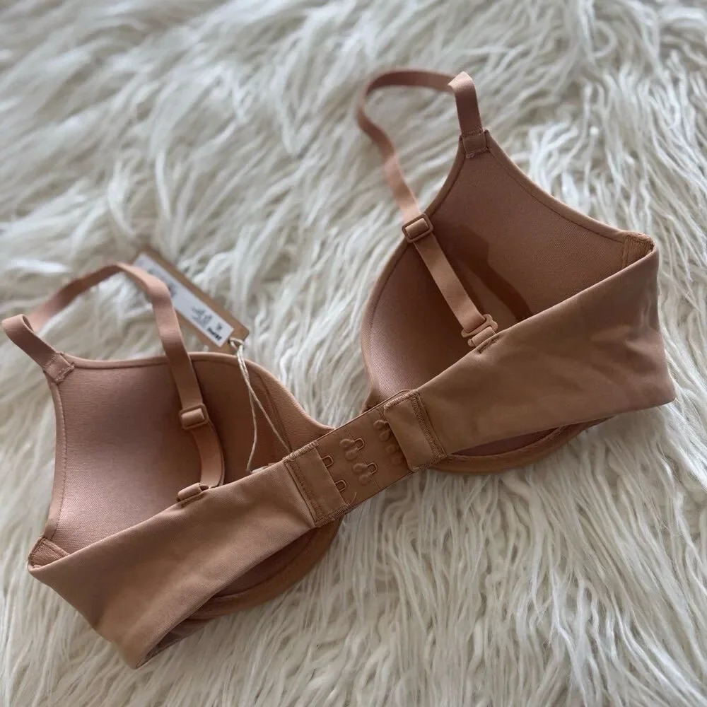 Skims Fits Everybody T-shirt Bra Ochre Size 30C - Picture 6 of 7